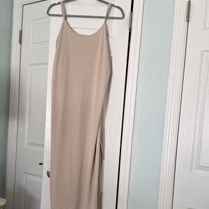 A new day Elegant Beige Slip Dress